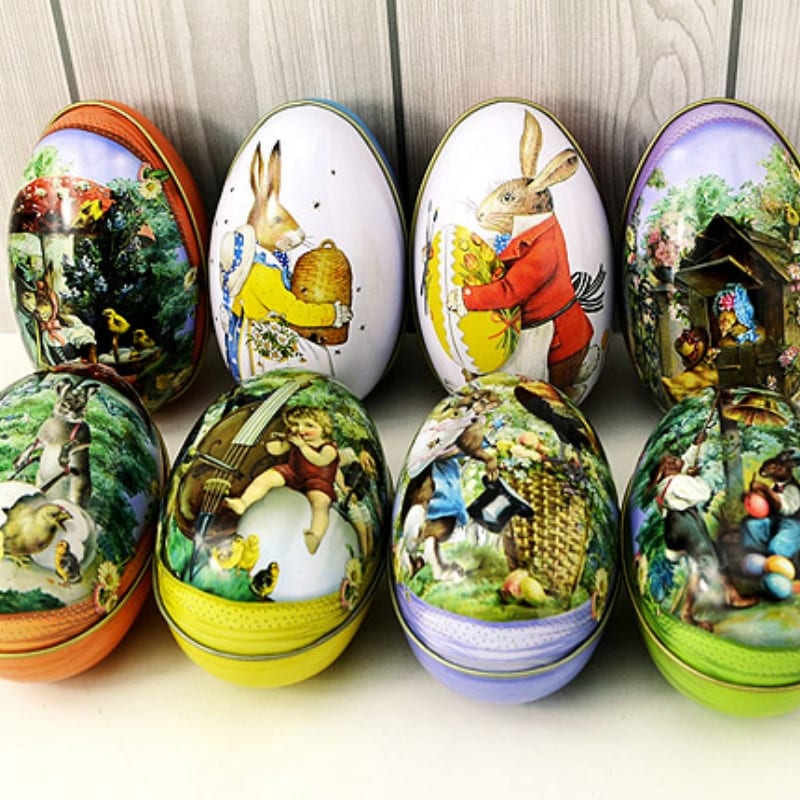 Easter Eggs Shaped Candy Jar