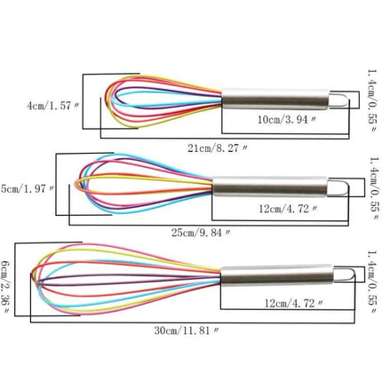 Eco-Frinedly Colorful Silicone Cooking Mixer - Wnkrs