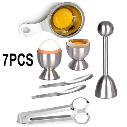 Metal Boiled Egg Holders 5 Pcs Set - Wnkrs