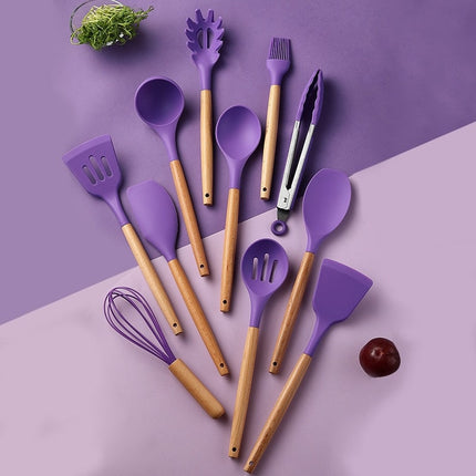 Non-Stick Silicone Kitchen Utensils Set - Wnkrs