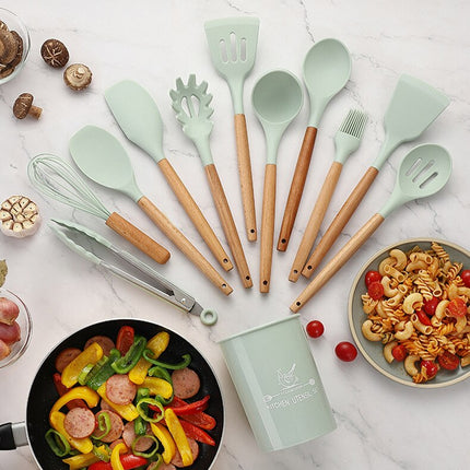 Non-Stick Silicone Kitchen Utensils Set - Wnkrs