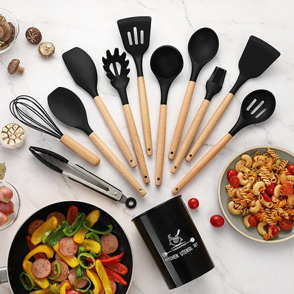 Non-Stick Silicone Kitchen Utensils Set - Wnkrs