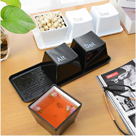 Creative Ctrl ALT DEL Tea Coffee Cup Container 3pcs/Set - Wnkrs