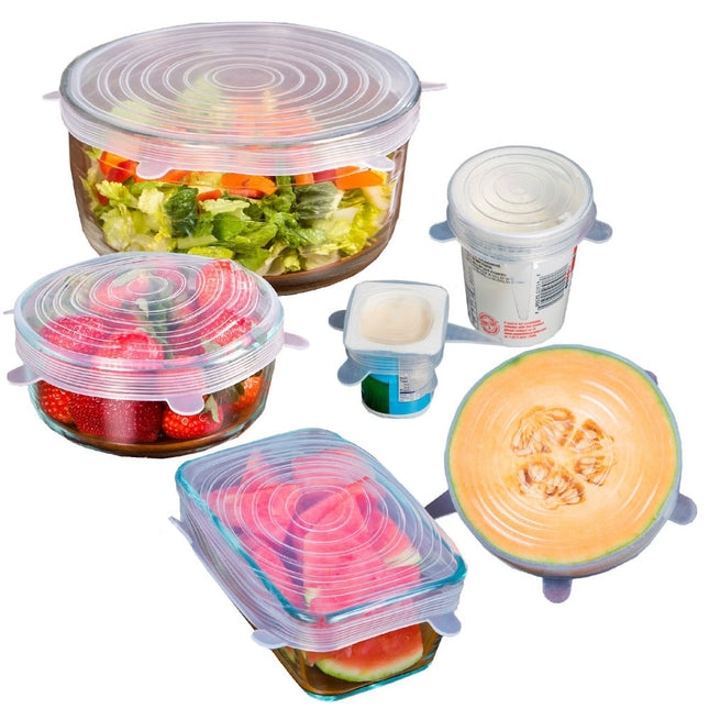 Set Reusable Silicone BPA Free Lids - wnkrs