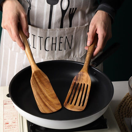 Wooden Spatula 2 Pcs Set - Wnkrs