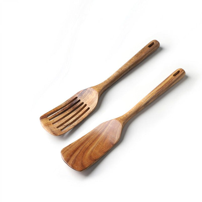 Wooden Spatula 2 Pcs Set - Wnkrs