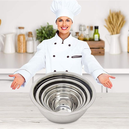 Stainless Steel Mixing Bowl 6 Pcs Set - Wnkrs