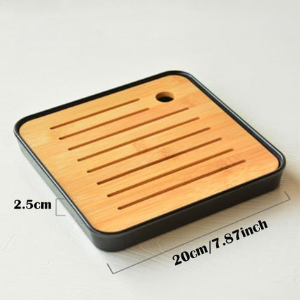 Bamboo Tea Tray Saucer - Wnkrs