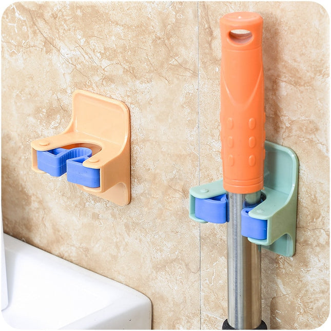 Universal Adhesive Wall Mop Holders Set - wnkrs