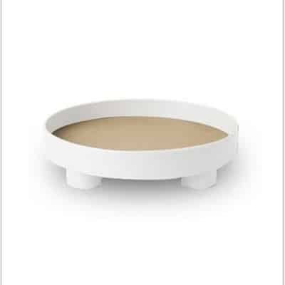 Round Shaped Plastic Tableware Storage Tray - Wnkrs