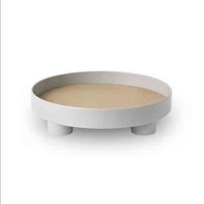 Round Shaped Plastic Tableware Storage Tray - Wnkrs