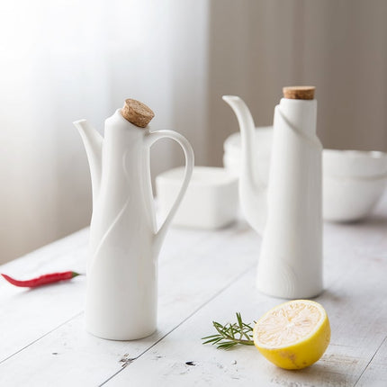 Mediterranean Style White Storage Bottles - Wnkrs