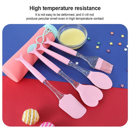 Mermaid Design Utensils 4 Pcs Set - Wnkrs