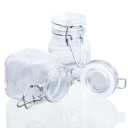Square Spice Jar with Leak Proof Lid - Wnkrs