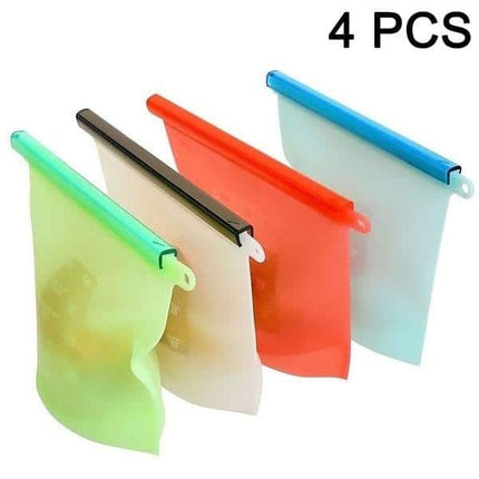 Silicone Food Bag 4 Pcs Set - Wnkrs