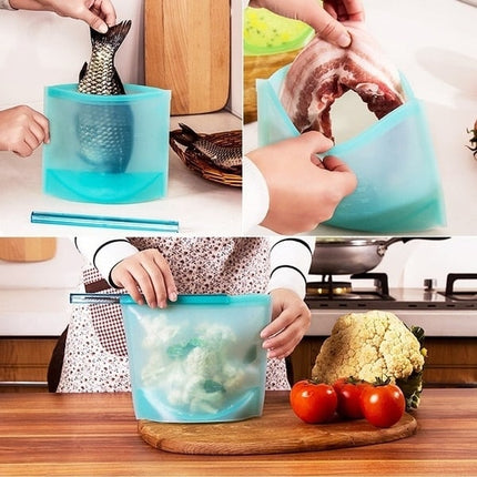 Silicone Food Bag 4 Pcs Set - Wnkrs