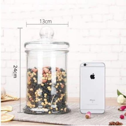 Sealed Glass Storage Jar - Wnkrs