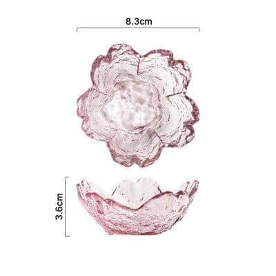 Flower Shaped Glass Salad Bowl - Wnkrs