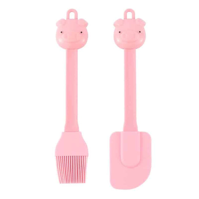 Cartoon Pig Shaped Baking Oil Brush / Scraper - wnkrs