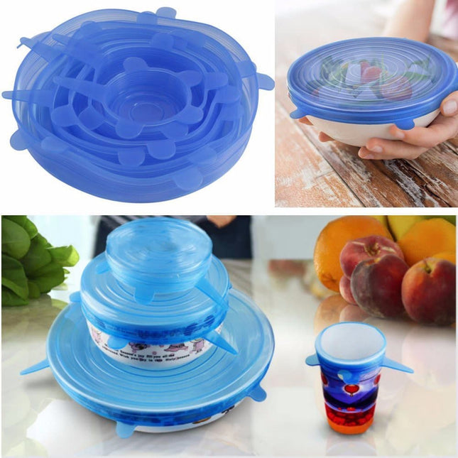 Useful Universal Vacuum Stretch Silicone Lids Set - wnkrs