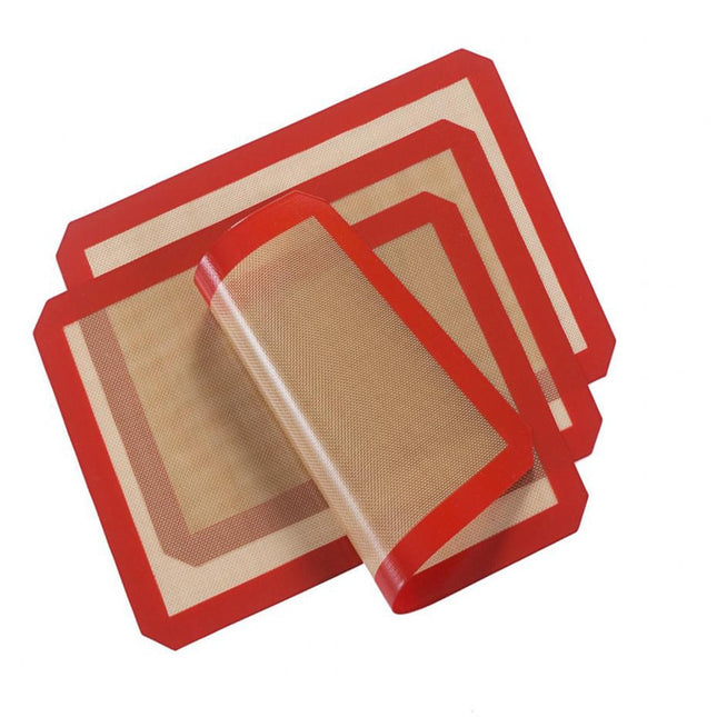 Useful Heat-Resistant Non-Stick Eco-Friendly Silicone Baking Mats Set - wnkrs