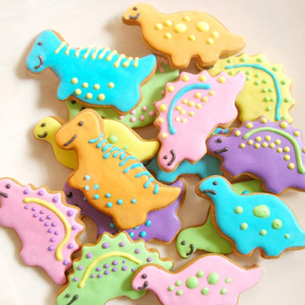 Cute Dinosaur Shaped Eco-Friendly Stainless Steel Cookie Cutters Set - wnkrs