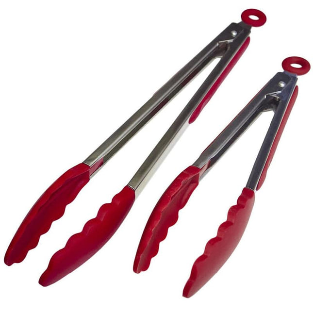 Convenient Universal Eco-Friendly Silicone Kitchen Tongs Set - wnkrs