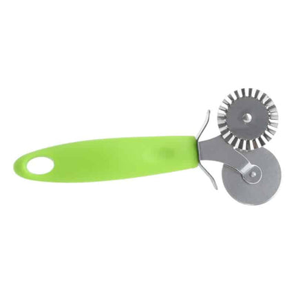 Convenient Eco-Friendly Stainless Steel Double Pizza Cutter - wnkrs