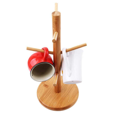 Tree Shaped Bamboo Mug Holder - wnkrs