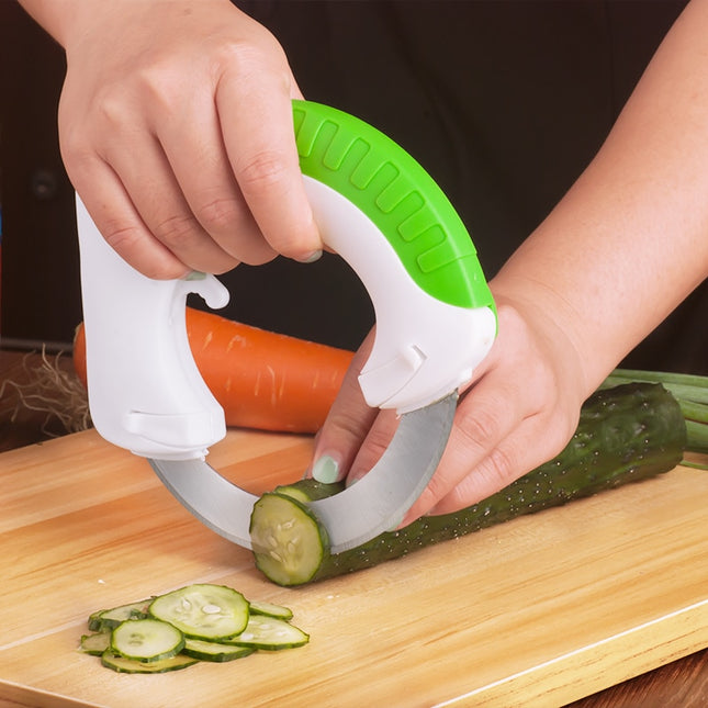 Round Sharp Kitchen Vegetable Slicer Knife - wnkrs