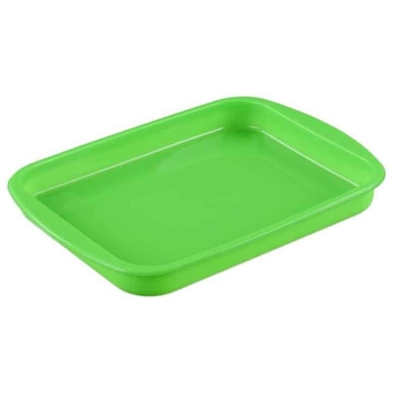 Green Silicone Cake Baking Pan