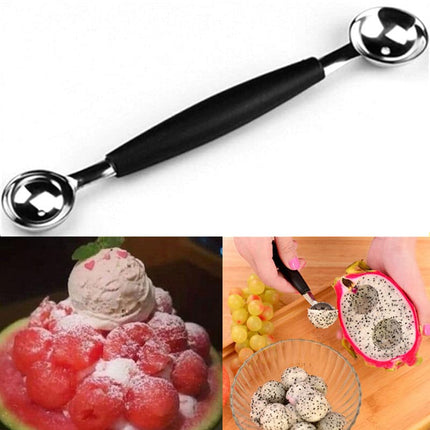 Multifunctional Double-Ended Eco-Friendly Stainless Steel Fruit Carving Scoop - wnkrs