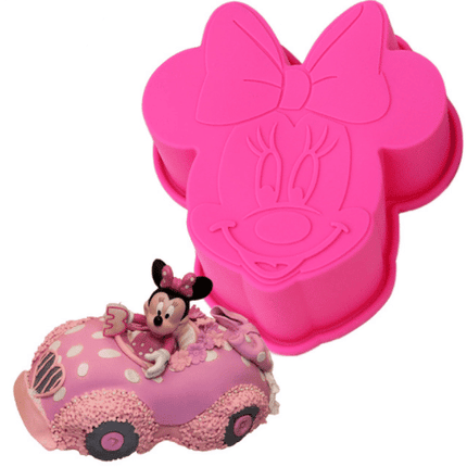 Funny Minnie Mouse Shaped Eco-Friendly Silicone Baking Mold - wnkrs