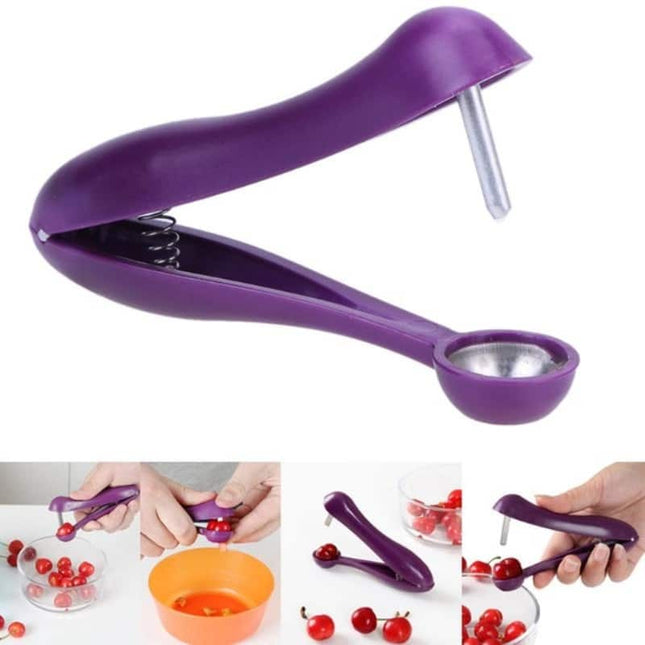 Creative Handy Manual Eco-Friendly Plastic Cherry Pitter - wnkrs