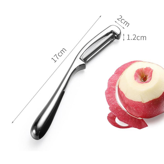 Stainless Steel Potato Peeler in Silver - wnkrs
