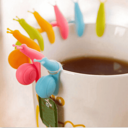 Cute Snail Shaped Eco-Friendly Silicone Tea Bag Holders Set - wnkrs