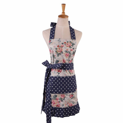 Floral 100% Cotton Apron for Women - wnkrs