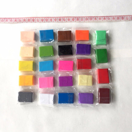 Bright Colors Polymer Modeling Clay Bars 24 pcs Set - Wnkrs