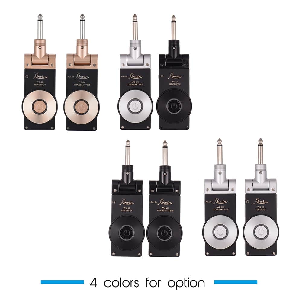 Wireless Electric Guitar Transmitter and Receiver Set
