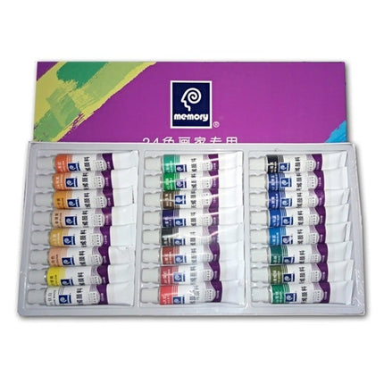 12-24 Colors Tube Acrylic Paint - wnkrs