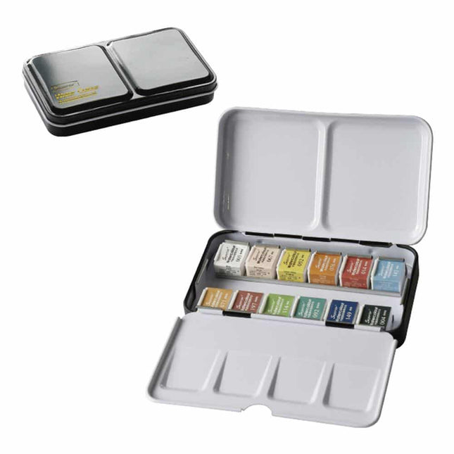 Watercolor Pigment Paints Set with Paintbrush - Wnkrs