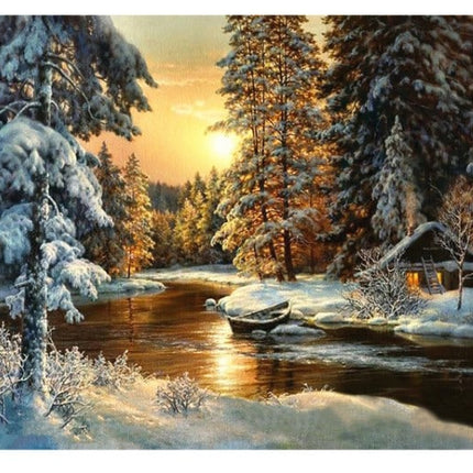 Winter Forest Canvas Painting - Wnkrs