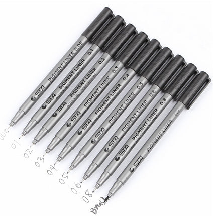 Fine Drawing and Calligraphy Black Marker - Wnkrs
