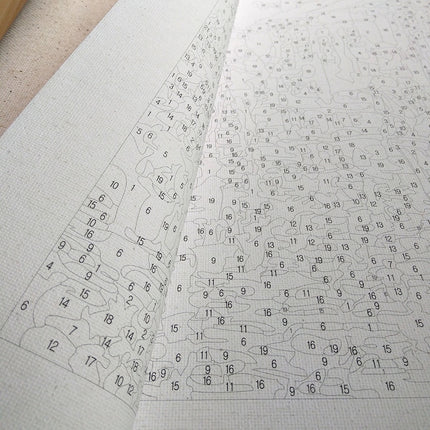 DIY Deers in the Forest Painting by Numbers - Wnkrs