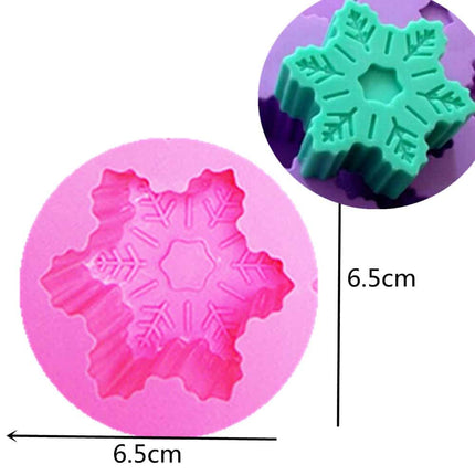 3D Snowflake Candle Mold - wnkrs