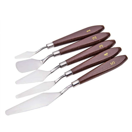 Stainless Steel Palette Scraper 5 pcs Set - wnkrs