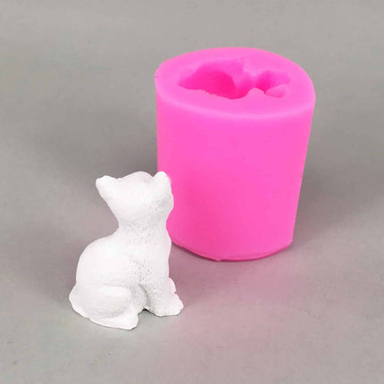 3D Kitten Candle Mold - wnkrs