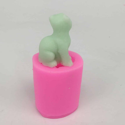 3D Kitten Candle Mold - wnkrs