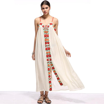 Women's Boho Maxi Cami Dress - Wnkrs