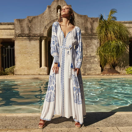 White Maxi Dreaming Dress for Women - Wnkrs